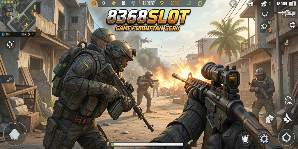 Gameplay seru dengan aksi tembak-menembak di 8368SLOT.