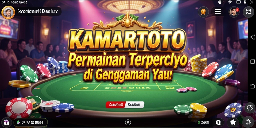 Screenshot gameplay Kasino KAMARTOTO yang menarik dan interaktif.