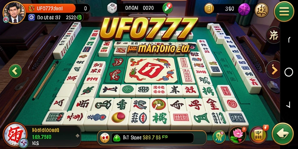 Tampilan permainan Mahjong yang menarik di UFO777.